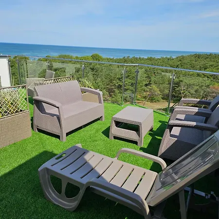 Seaview Apartment & Rooftop Terrace 77B Rowy  Exterior photo